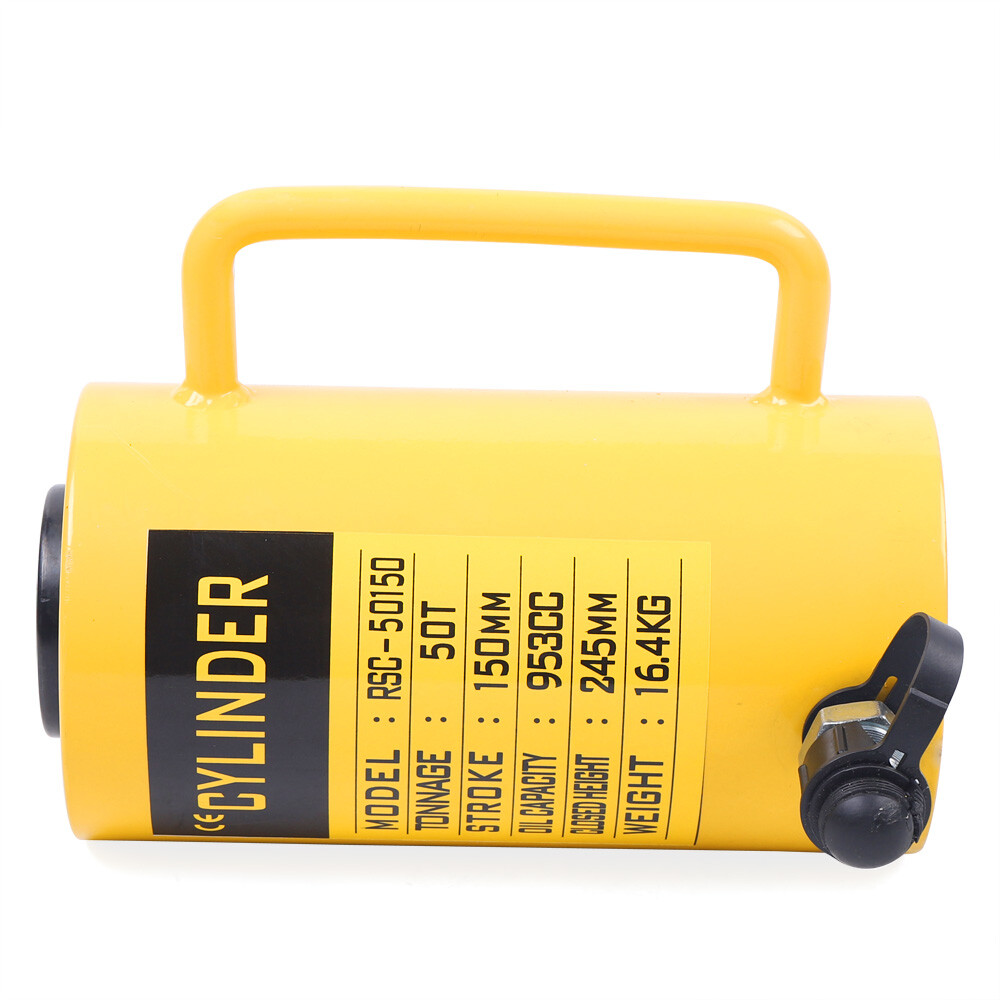 50 Ton Hydraulic Cylinder Jack Solid Ram 150mm/6 » Stroke Single Acting USA