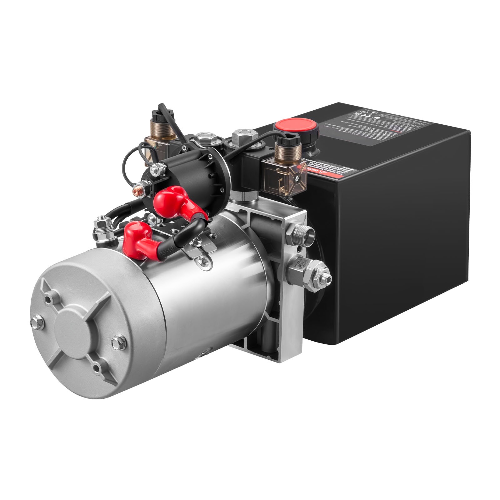 Uimoso 4 Quart Double Acting Hydraulic Pump Power Unit Pack DC 12V 22MPA SAE#6