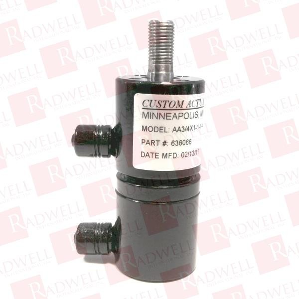 CUSTOM ACTUATOR PRODUCTS AA3/4X1-1-1-4M-1 VITON / AA34X1114M1VITON (USED)