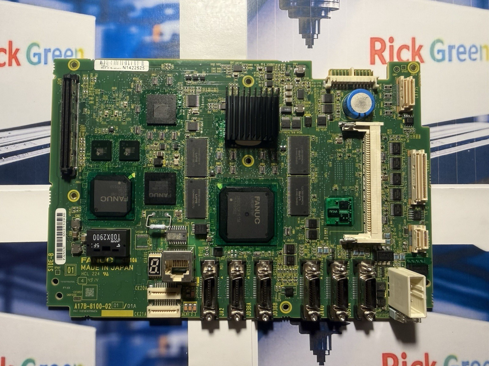 FANUC 0i-F Main Board A17B-8100-0201 US NDA Available 30 Days Free Return
