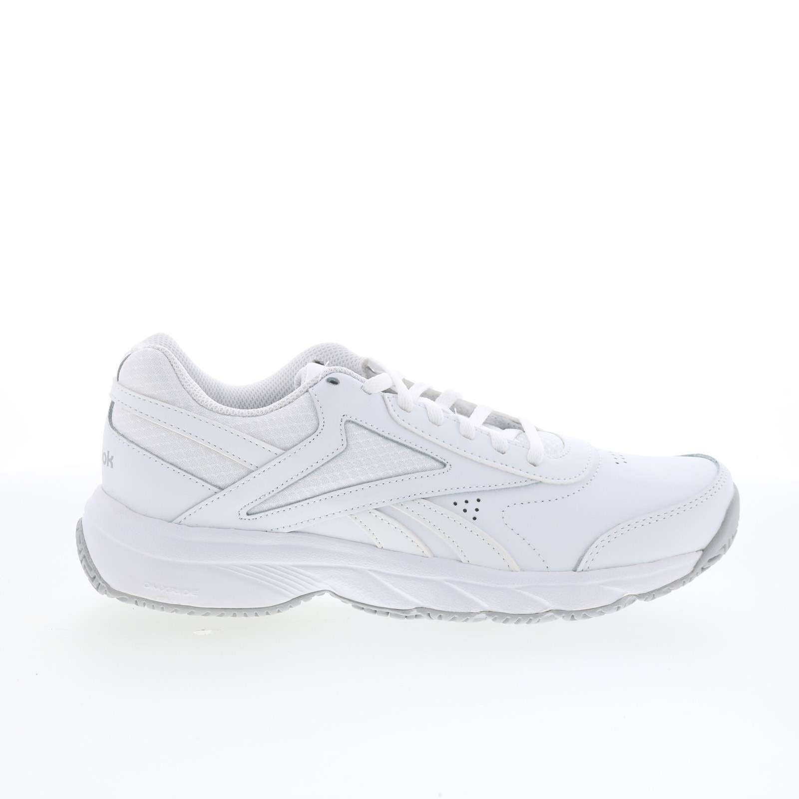Reebok Work N Cushion 4.0 Mens White Leather Lace Up Work & Safety Shoes