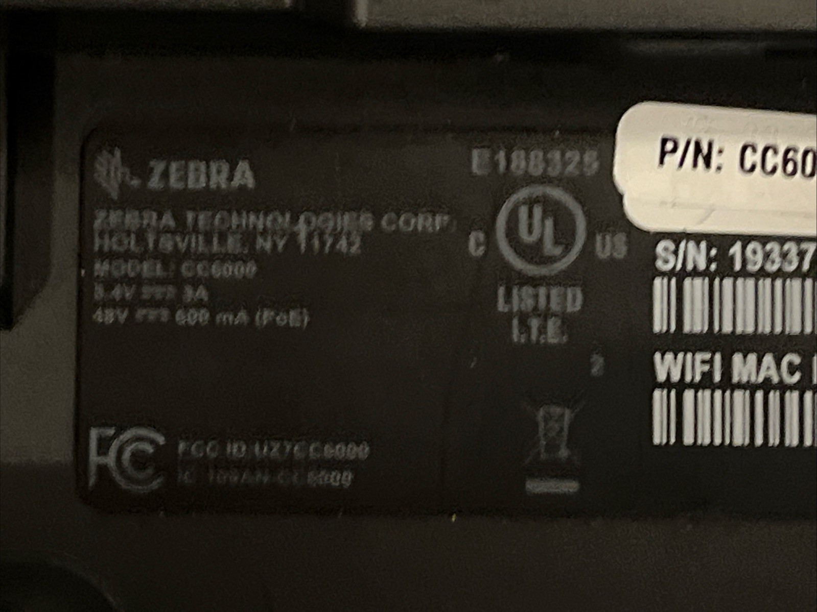 LOCKED Zebra CC6000,Customer Concierge Android Model CC6000. LOCKED PRE-OWNED