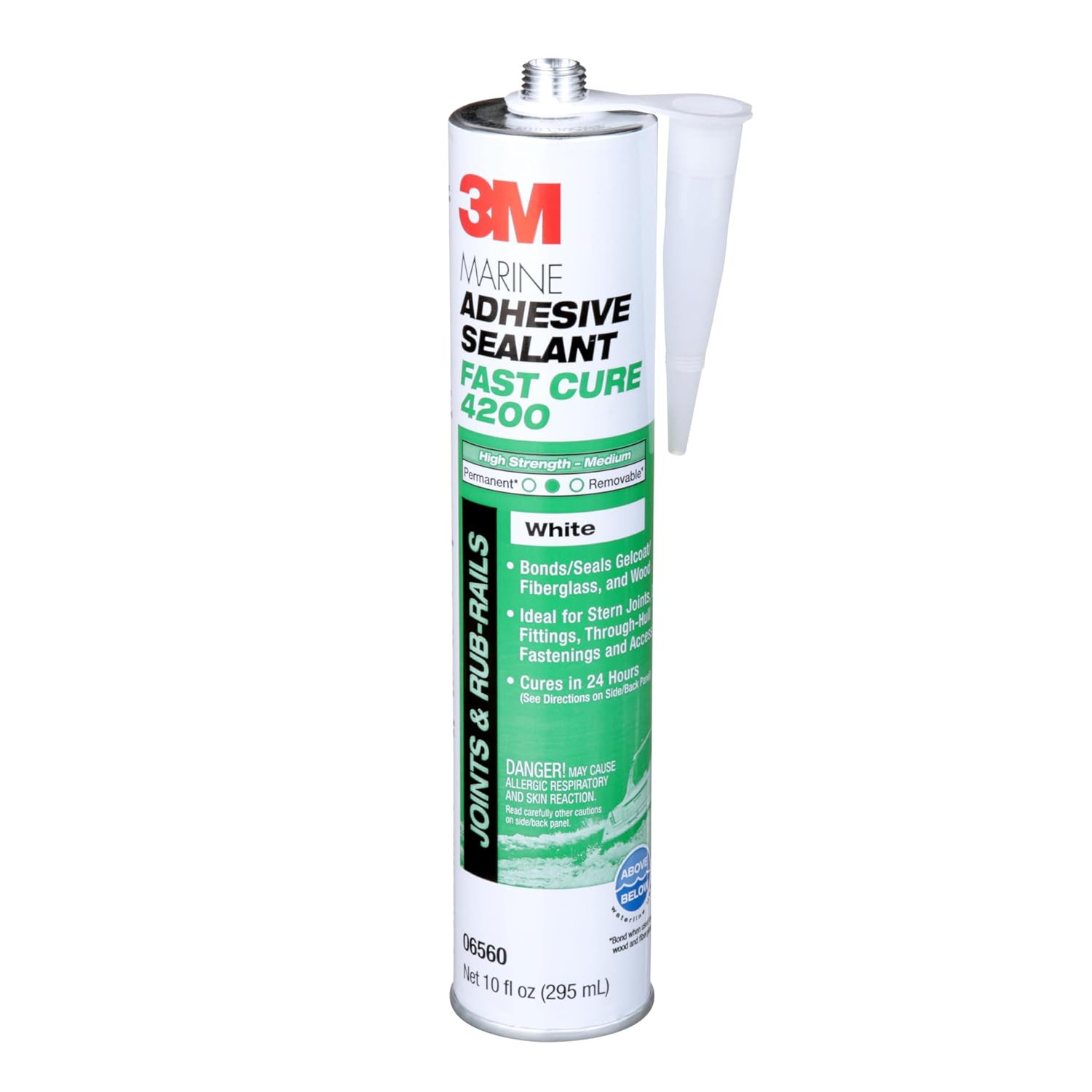 3M Marine Adhesive Sealant Fast Cure 4200 (06560) – Semi-Permanent Flexible Adhe
