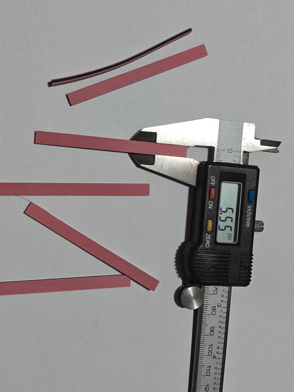 6 pcs conductive silicon zebra connector 70 mm x 5.5 x 2 strip LCD watch