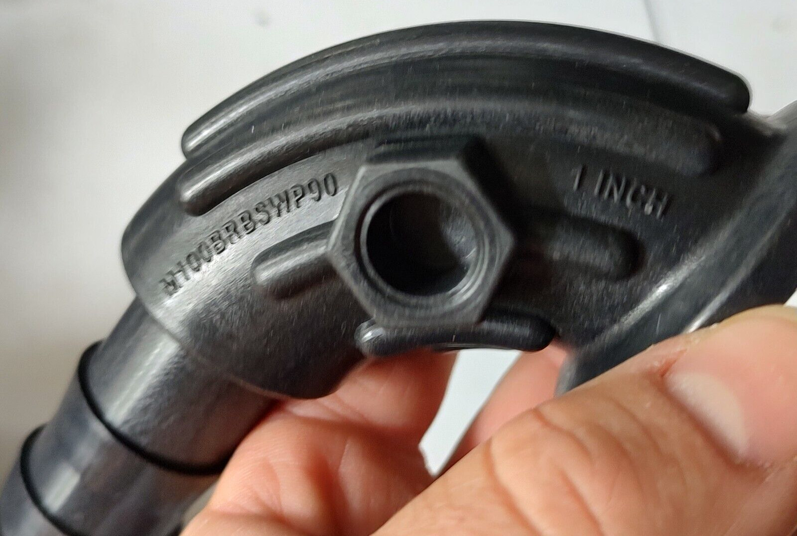 GREEN LEAF M100BRBSWP90 1 INCH MANIFOLD FLANGE X 1 INCH HOSE BARB / SHANK