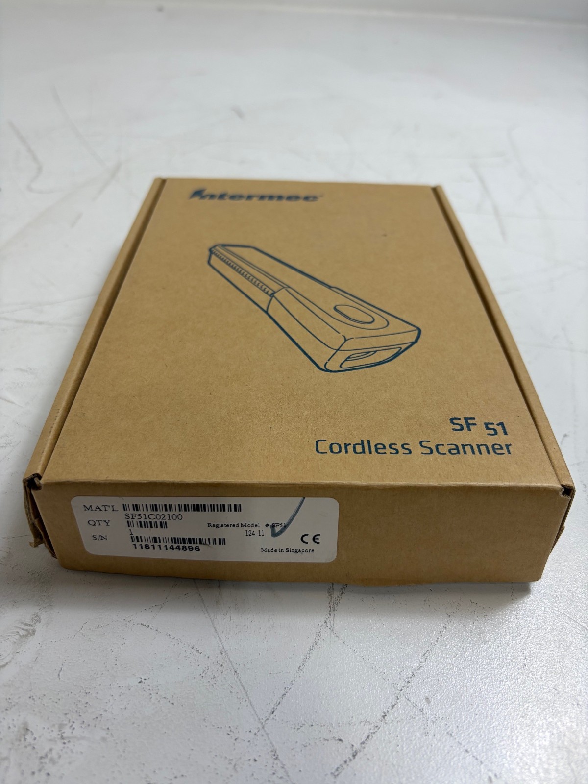 Intermec SF51 Cordless Bluetooth Barcode Scanner – SF51C02100 – NEW!