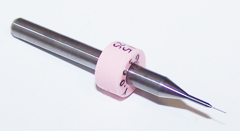 0.15mm (.0059″) MICRO CARBIDE DRILLS – SOLID CARBIDE – WITH COLLET RINGS