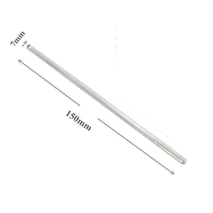 Glass Stirring Rods 6″ (7mm) Diameter for Lab, Kitchen, Science Education 4/Pack