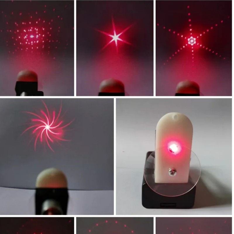 24 In 1 Multi-Image Laser Diffraction Grating Plate Interference Laser Pattern