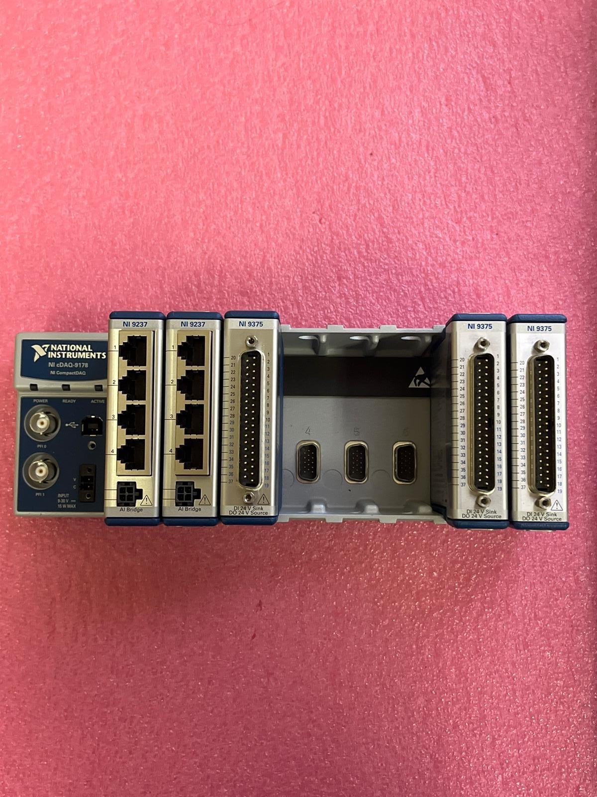 NATIONAL INSTRUMENTS NI CDAQ-9178 W/ (2)NI 9237 (3)NI 9375