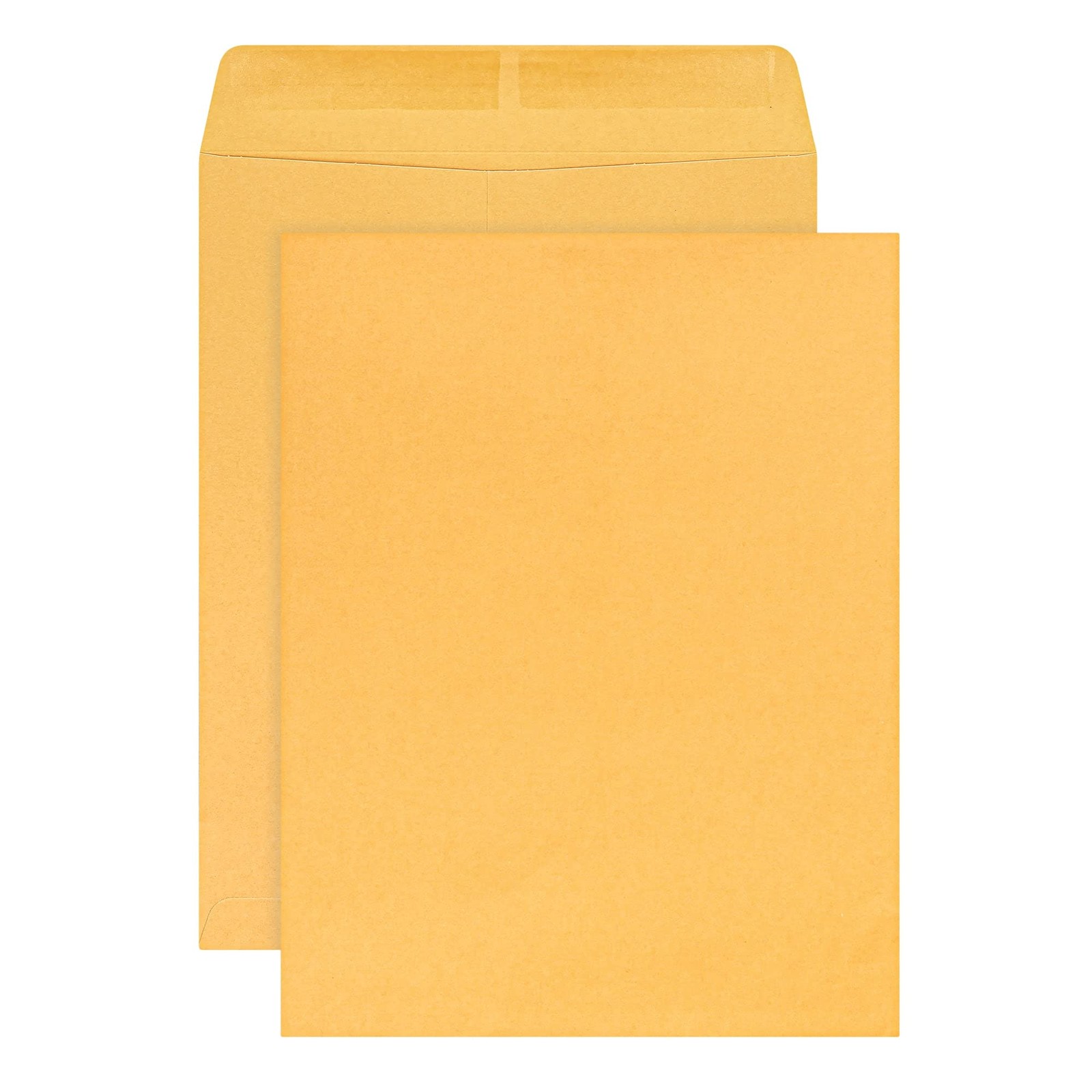 Large Format Open-End Kraft Envelopes, 10in. x 13in., Brown, Pack Of 100, 77681