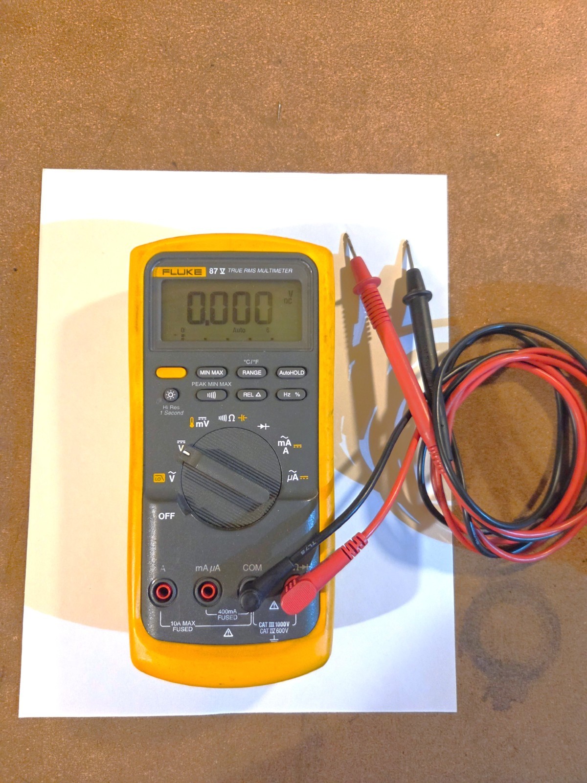 FLUKE MODEL 87 V TRUE RMS MULTIMETER v3.03 Firmware (Pre-Recall)