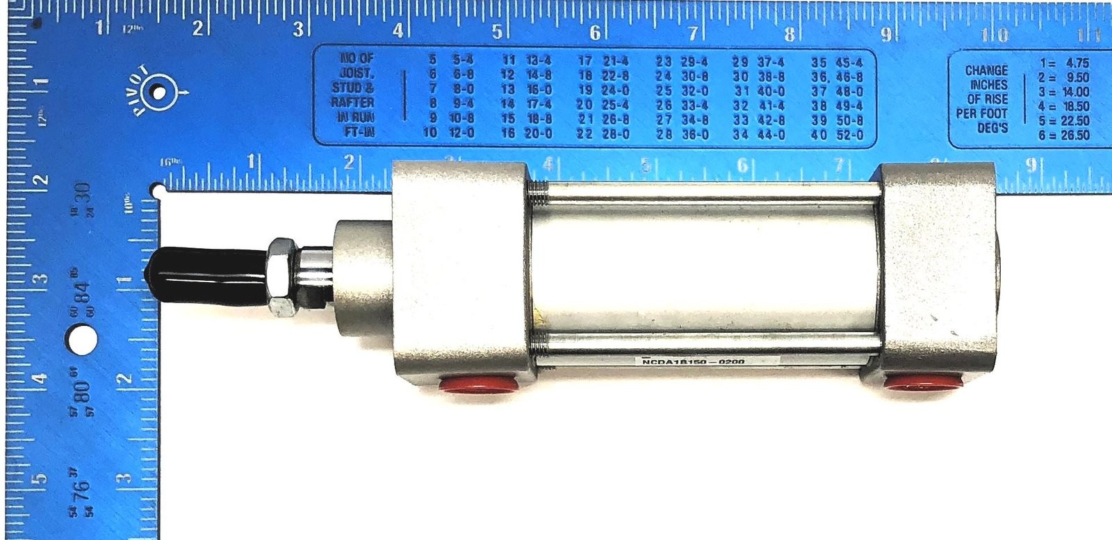 SMC 250PSI Max Press Compact Pneumatic Cylinder NCDA1B150-0200 NOS