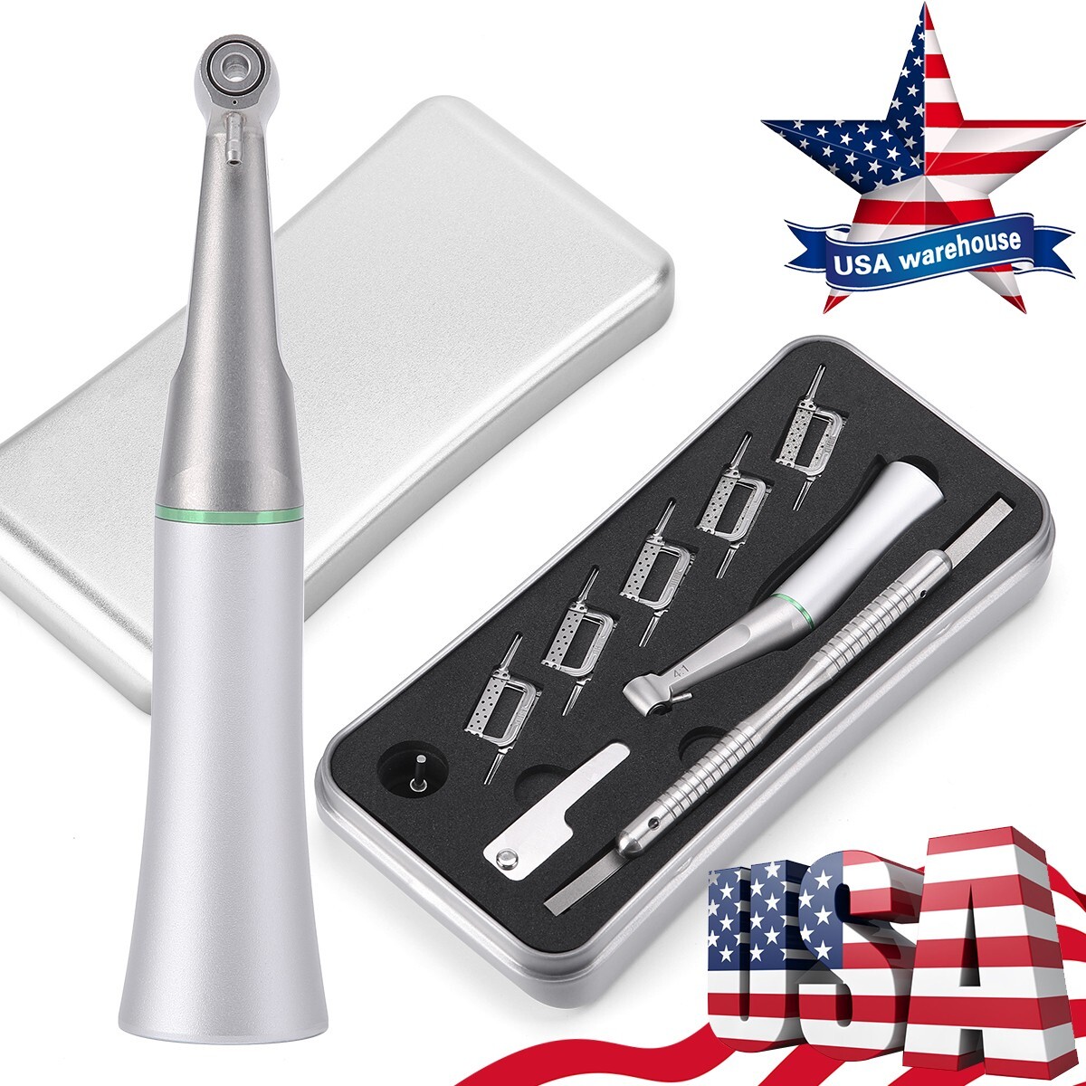 AZDENT Dental 4:1 Reduction Contra Angle Handpiece IPR Interproximal Strips
