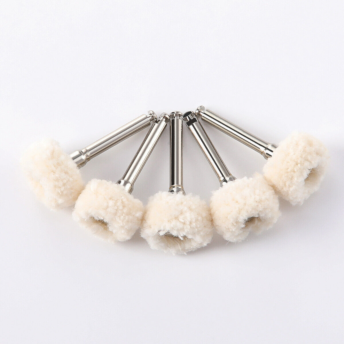 5Pc Cotton Dental Polishing Brush Wheels RA2.35mm Contra Angle RA Latch Type NEW