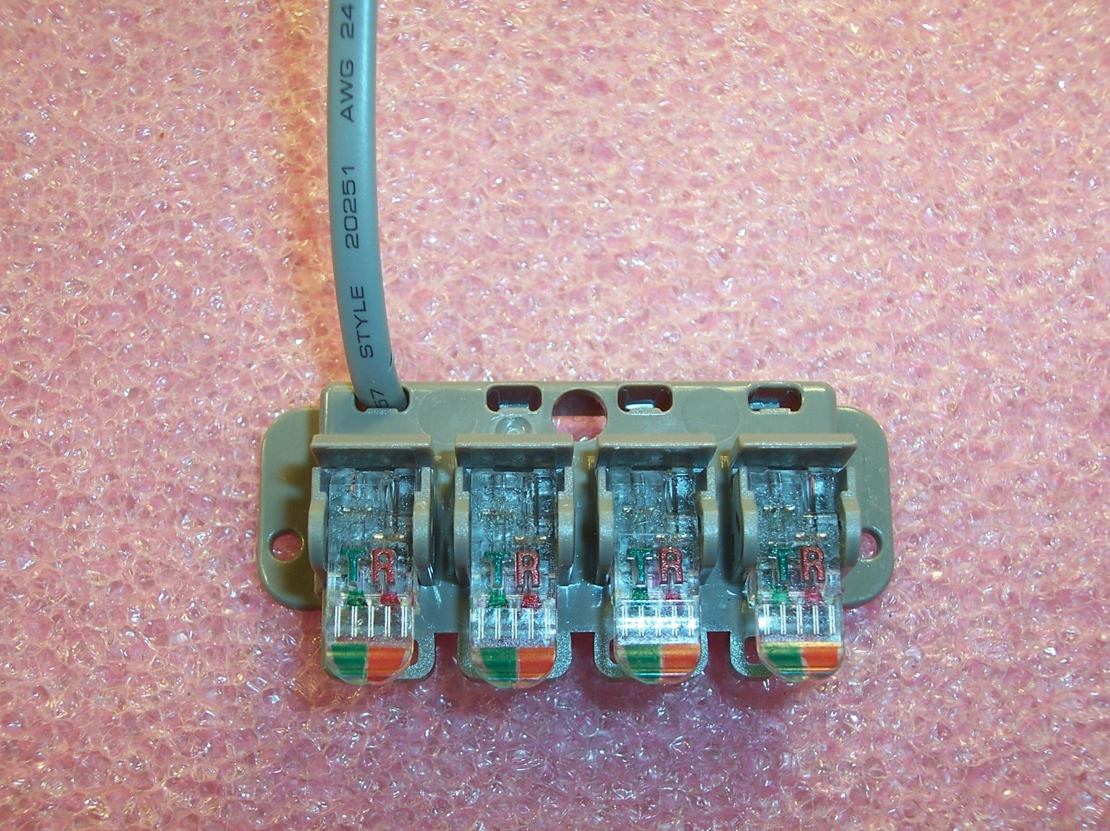 QTY (3) 61-1-11-RJ TII NETWORK TECHNOLOGIES CAT5 SEALED CONNECTOR BLOCKS