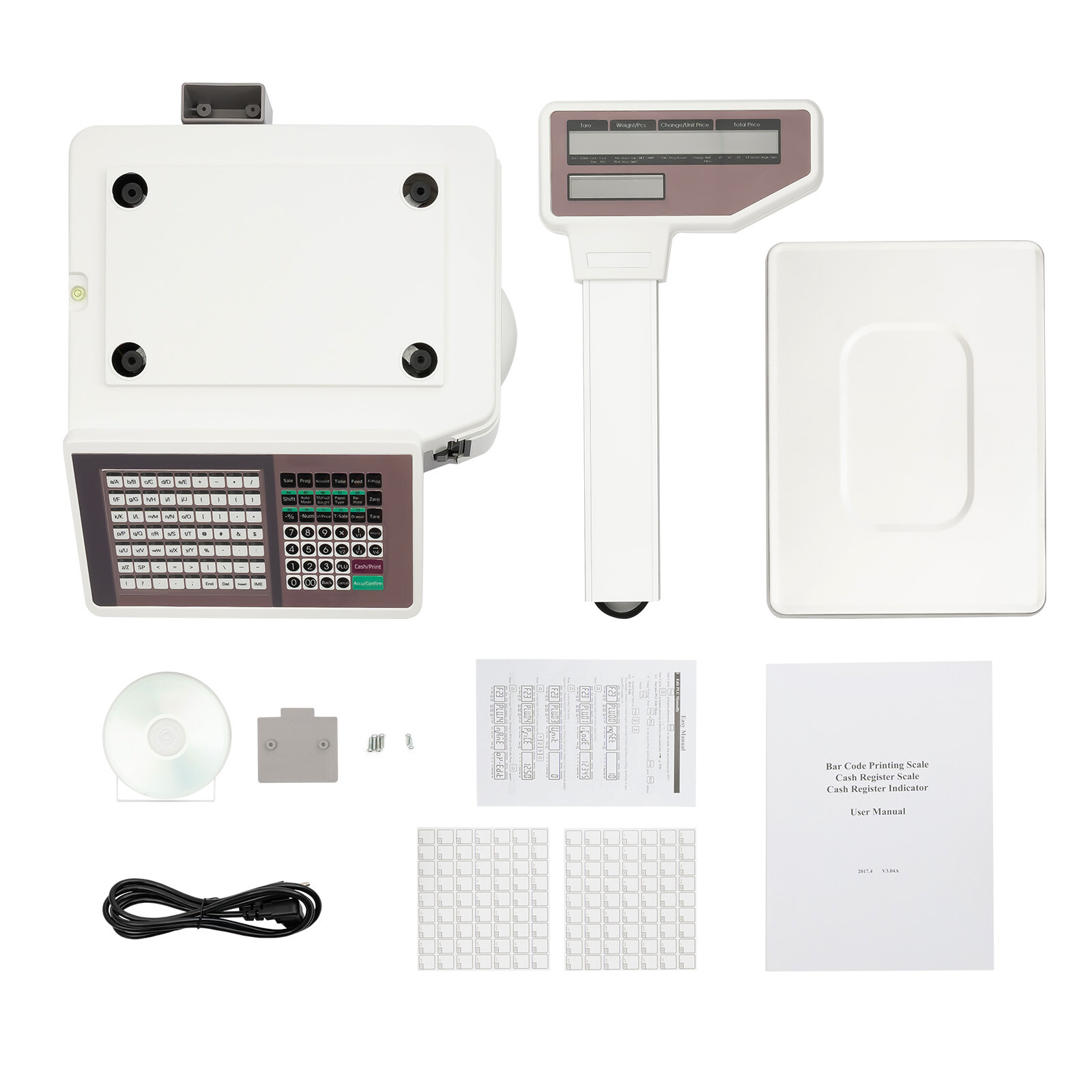 Digital Deli Meat Food Computing Retail Price Scale 66LBs Retail with TD printer