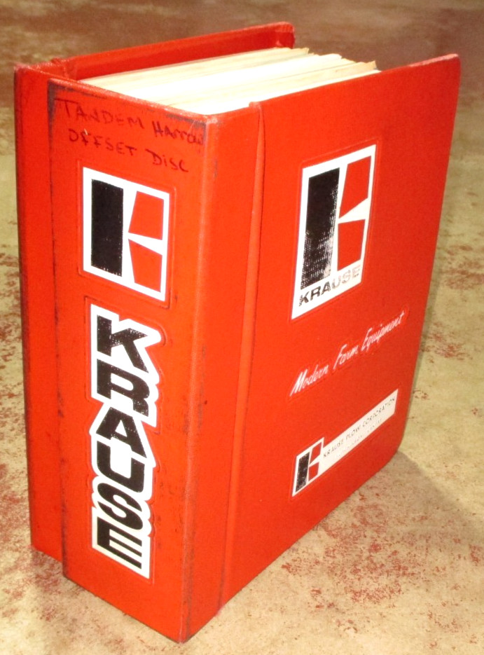 Krause Disc Harrow Operators / Parts Manuals & Dealers Binder LOT of 18 1970/80s