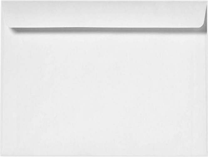 Durable & Reliable 50 Count Bright White 9×12 Booklet Envelopes | Business Use