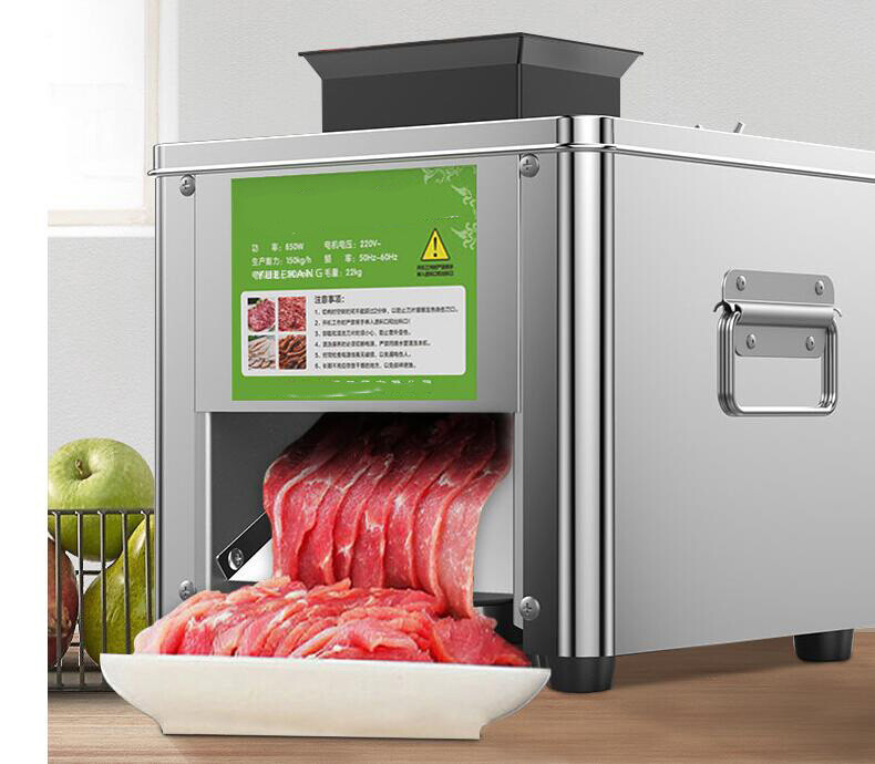 110V 550W Meat Cutting Machine Electric Meat Cutter Slicer 5mm Blade 1400r/min