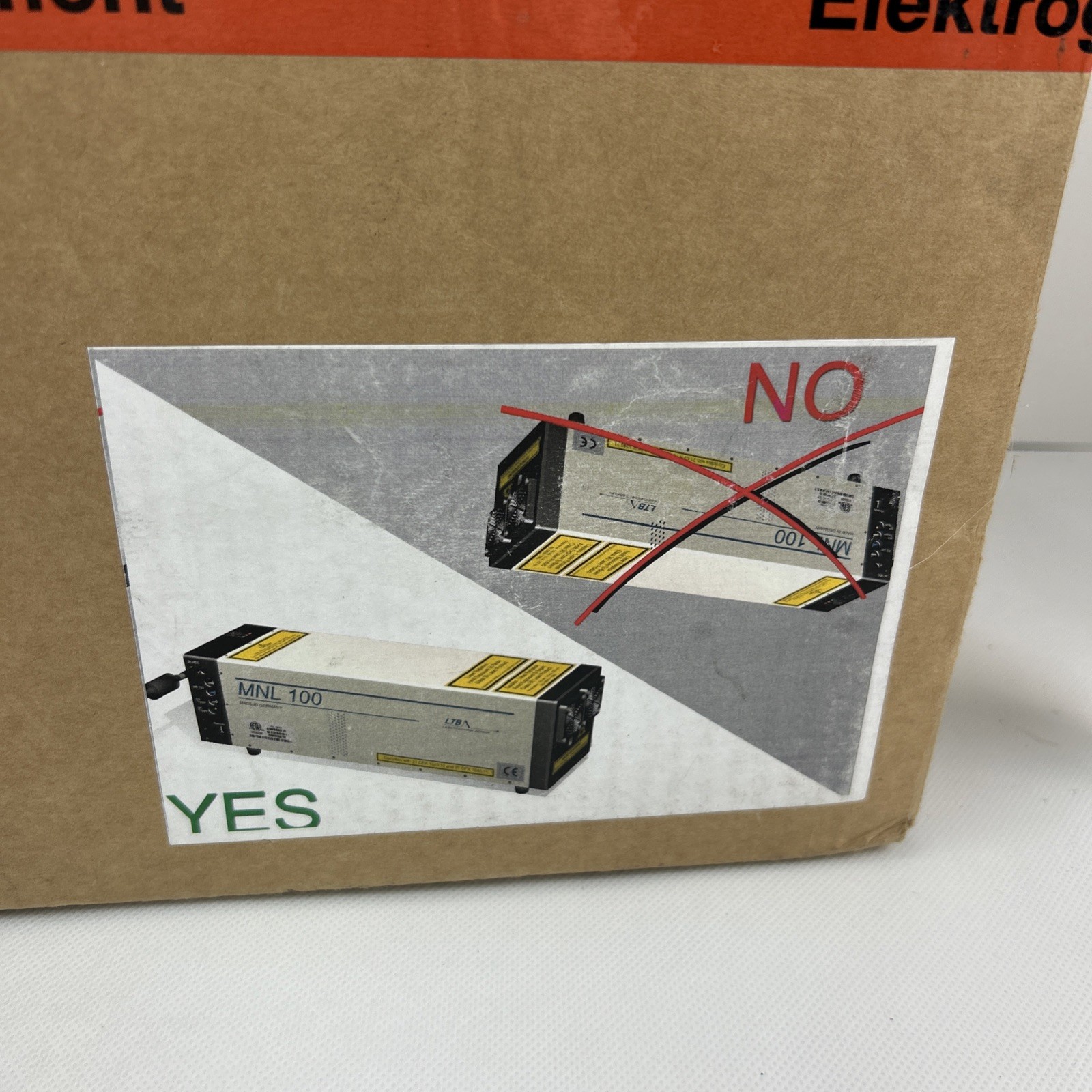 LTB Lasertechnik Berlin MNL 106-PD scientific / lab nitrogen laser NO PWR CORD