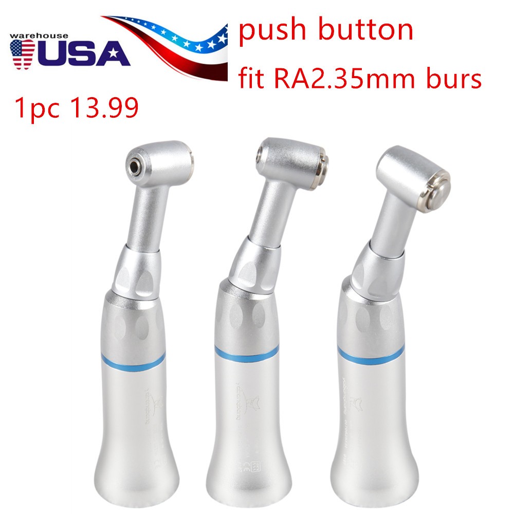 Dental E TYPE push button Contra Angle LOW Handpiece A+ Dentist Brand New PAD