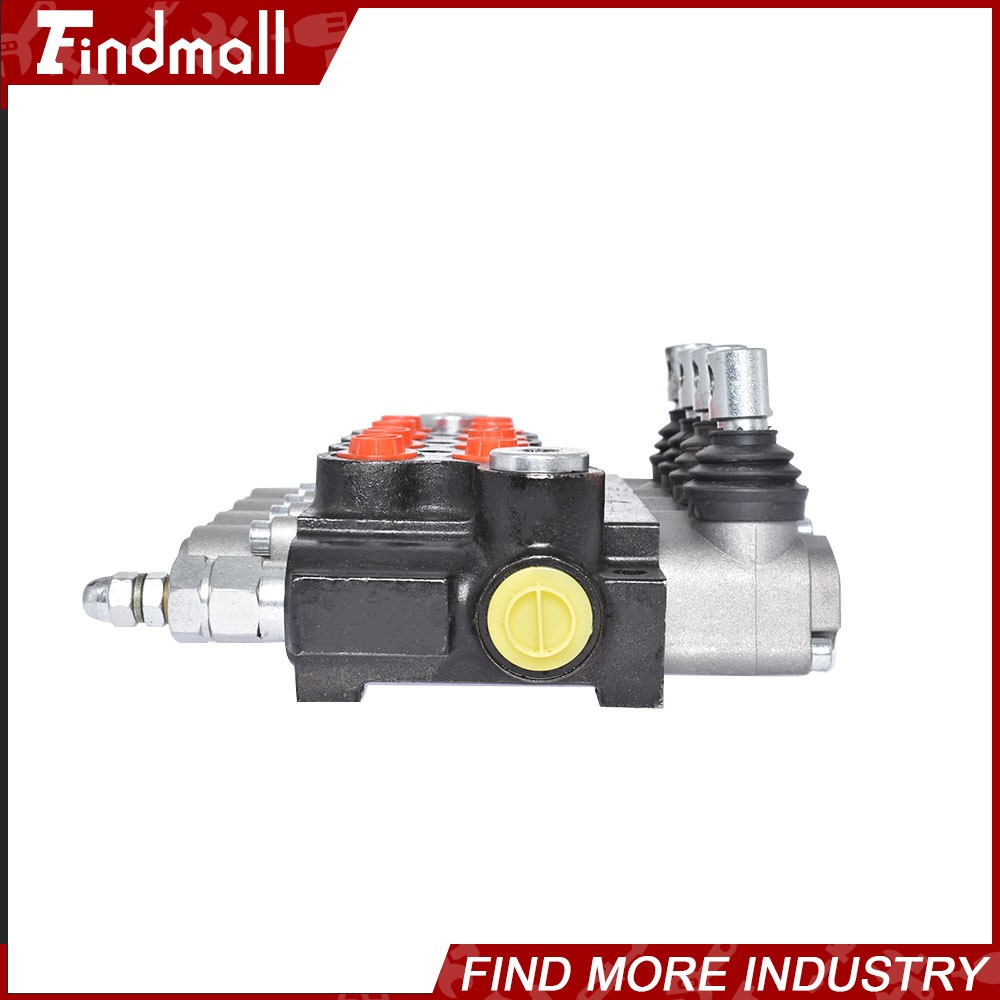 4 Spool Hydraulic Monoblock Double Acting Control Valve 11 GPM SAE Ports 3625PSI
