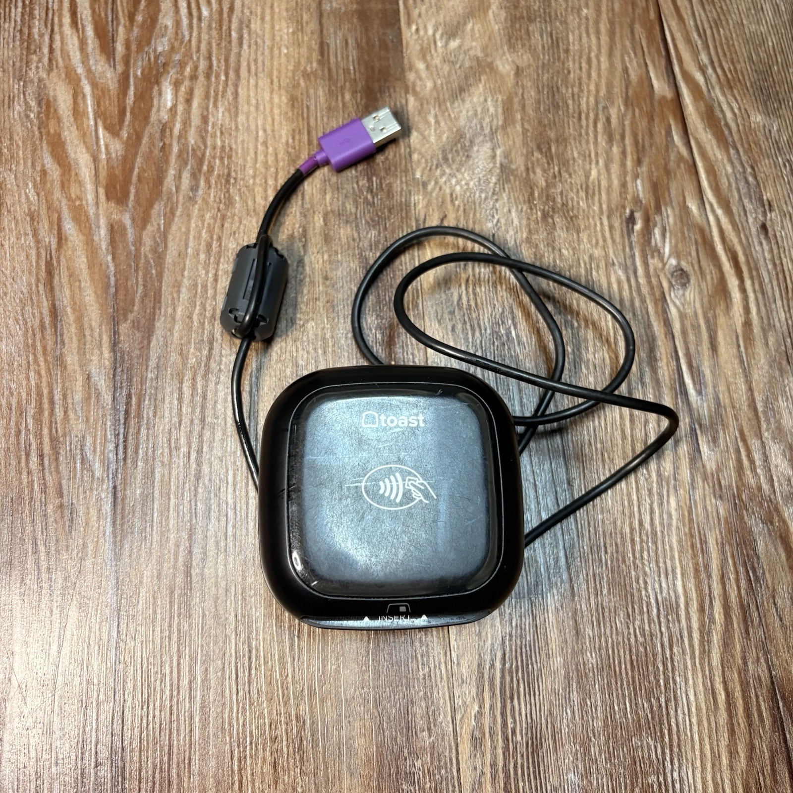 Toast Flex Tap Credit Card Reader Payment Device with USB Cord TD200 Untested