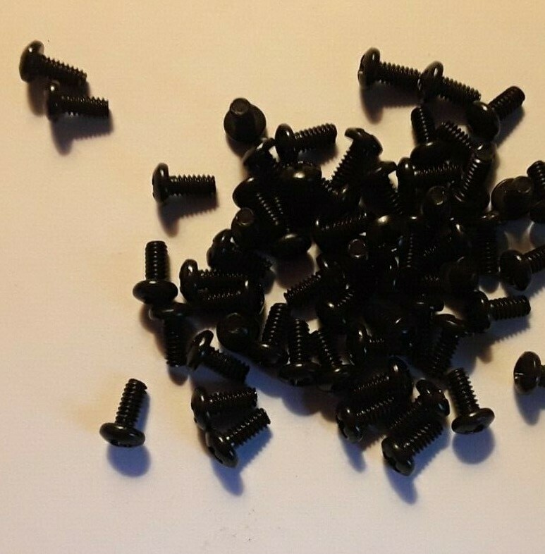 #2-56 X 3/16″ MACHINE SCREWS, PAN HEAD PHILLIPS, STEEL, BLACK OXIDE, SELECT QTY