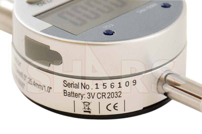 SHARS 1″x.0005″ /.01mm Digital Electronic Indicator Absolute Gage Gauge New P]