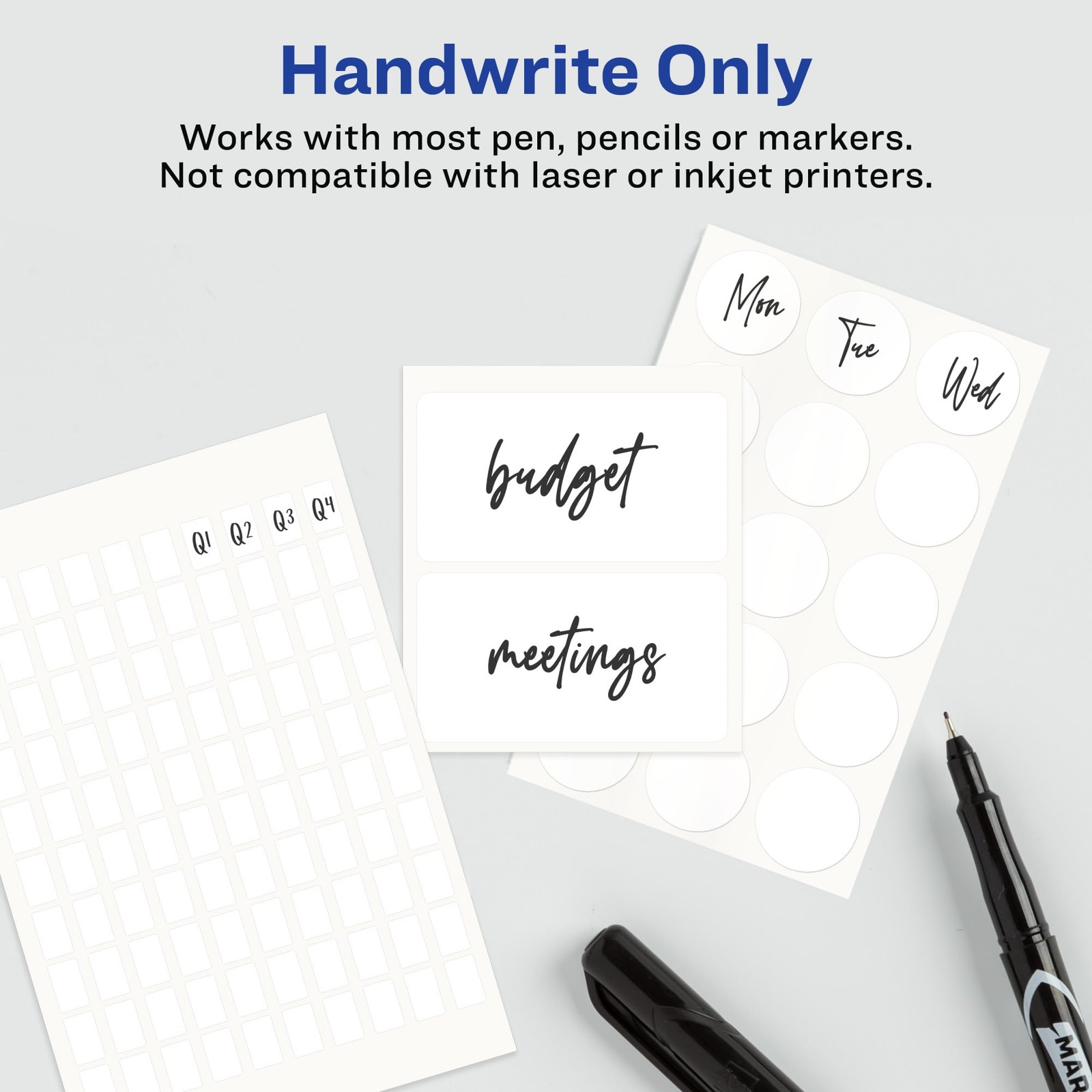 Avery File Folder Labels, 5/8″ x 2-3/4″, White, 2.75 x 0.625 Inches, White