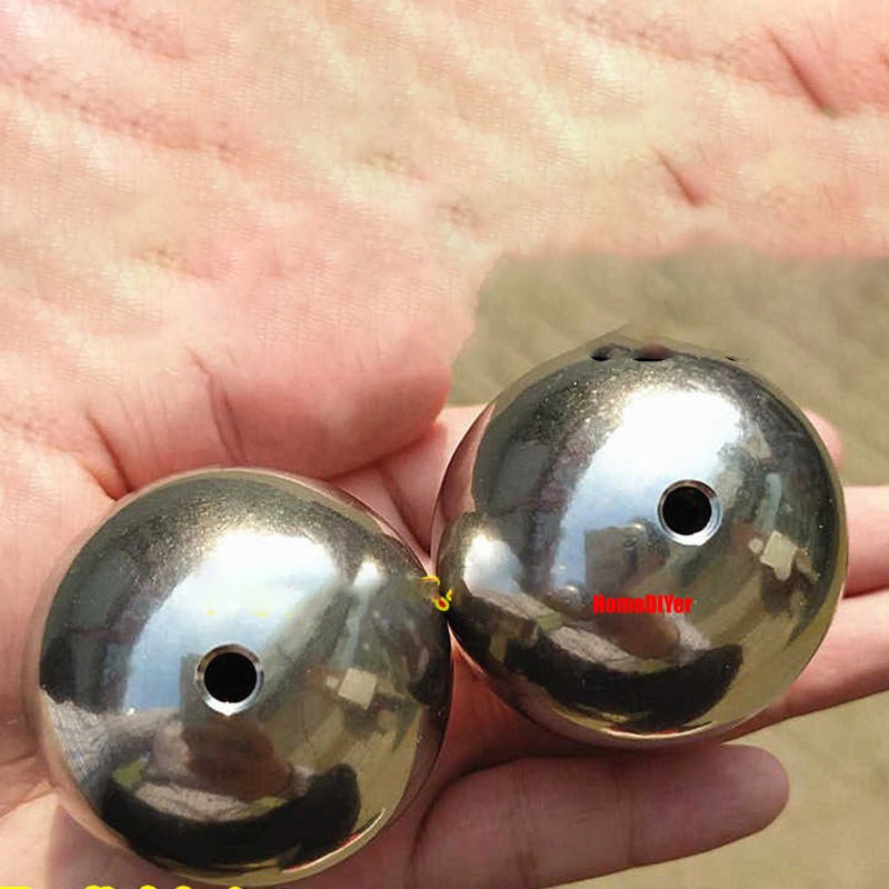 Dia 2mm-60mm Solid Stainless Steel Through Hole Balls Smooth Drilling Steel Ball