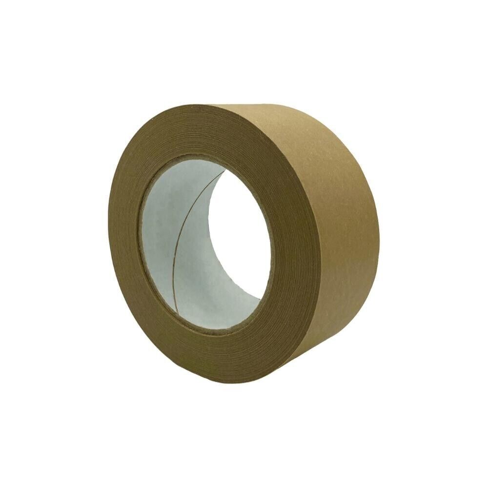 16 Rolls Flat Back Kraft Tan Carton Packing Sealing Tape 3″ x 60 Yards, 5.9 Mil