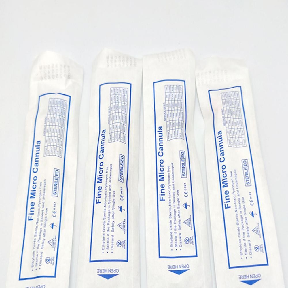 50pcs Disposable Blunt Tip Cannula Needles Filler Injection Facial Nose 18-30g
