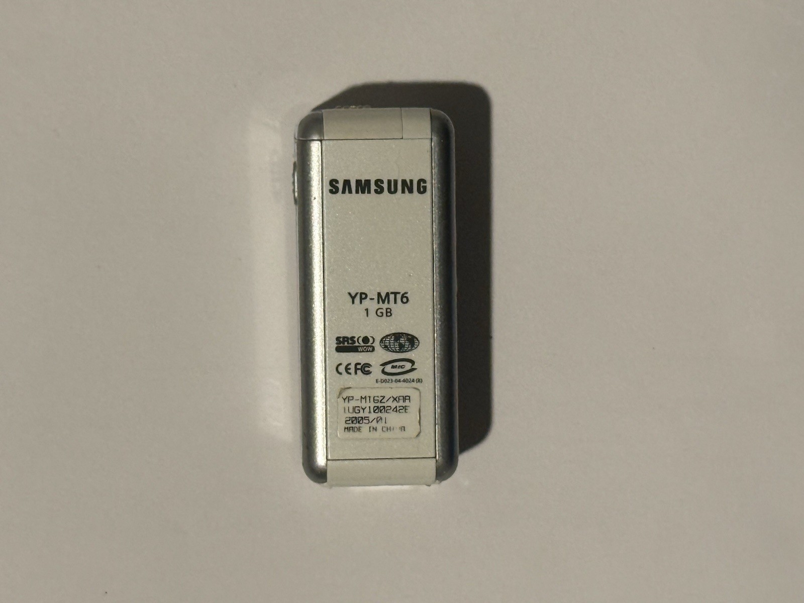Samsung YP-MT6 Handheld Digital Voice Recorder 1GB Flash Memory USB