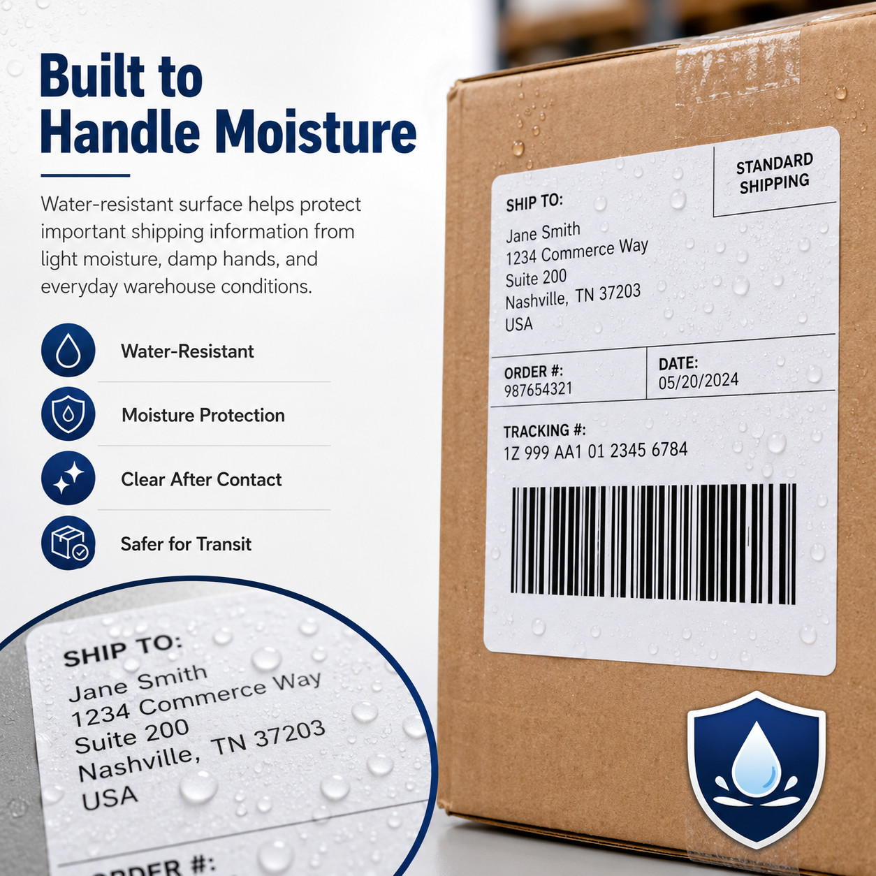 Compatible with Dymo 450 30256 2-5/16″ x 4″(59mm x 101mm) Large Shipping Labels