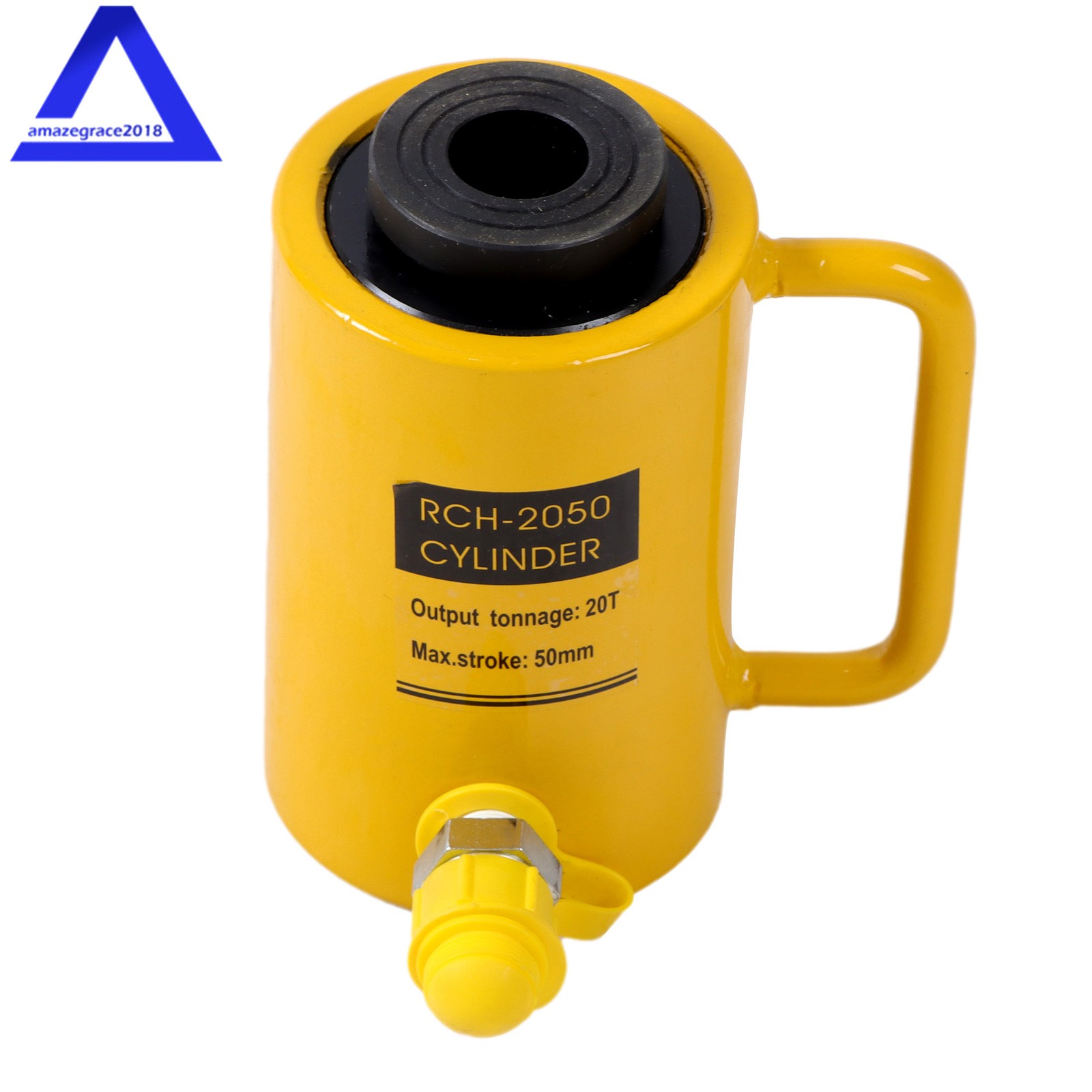 20 Ton Capacity Hollow Hydraulic Cylinder 2inch 50mm Stroke Single Acting