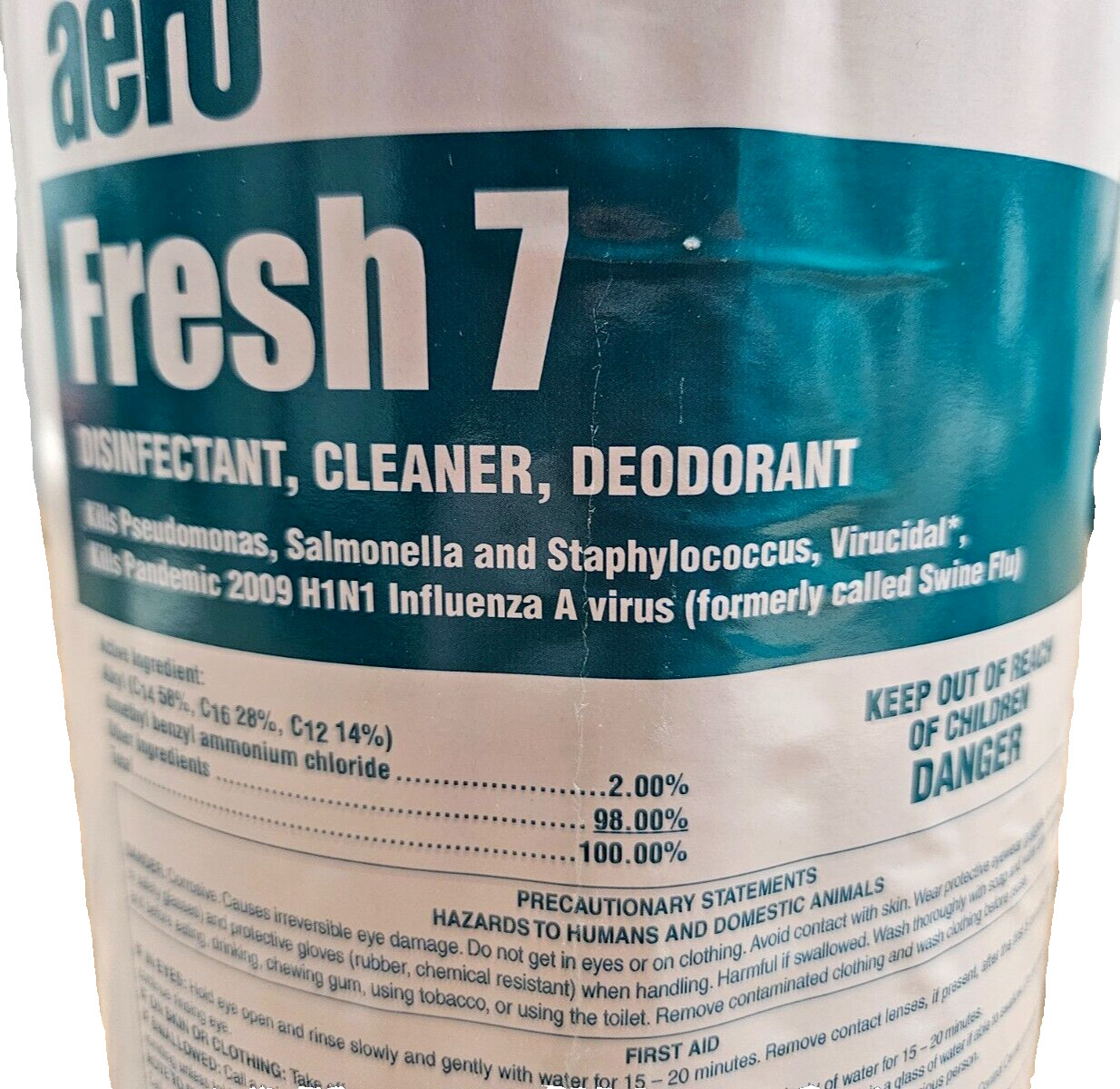Aero Fresh 7 Disinfectant Cleaner & deodorant Gallon Anti-Bacterial Virucidal