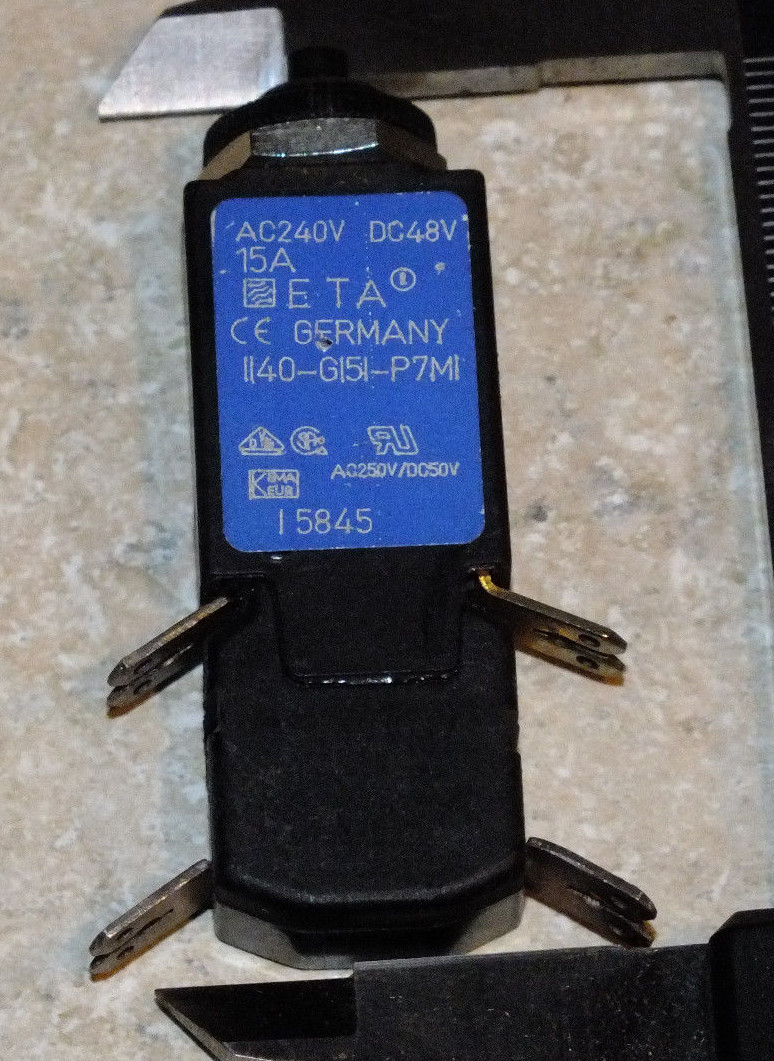 E-T-A Circuit Protection and Control 1140-G151-P7M1-15A
