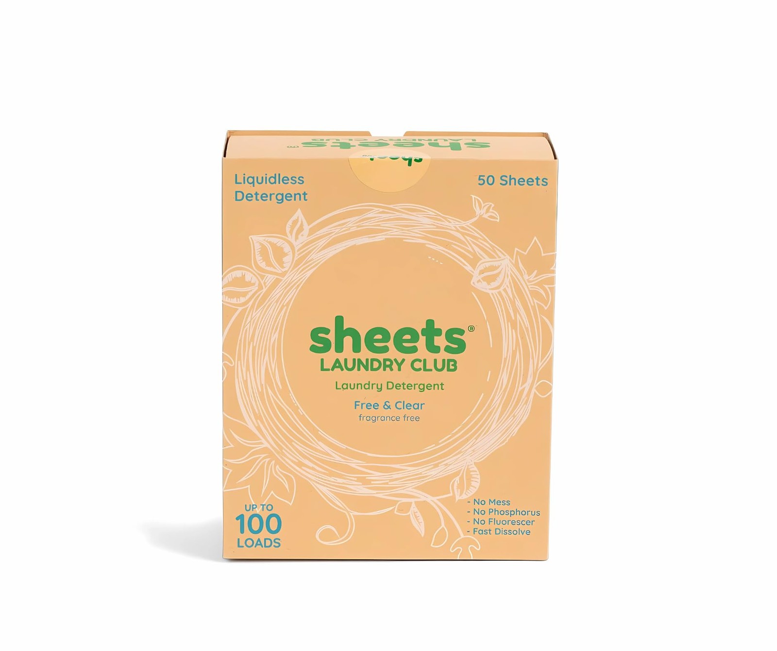 Sheets Laundry Club – Liquidless Detergent 1 Count (Pack of 50)