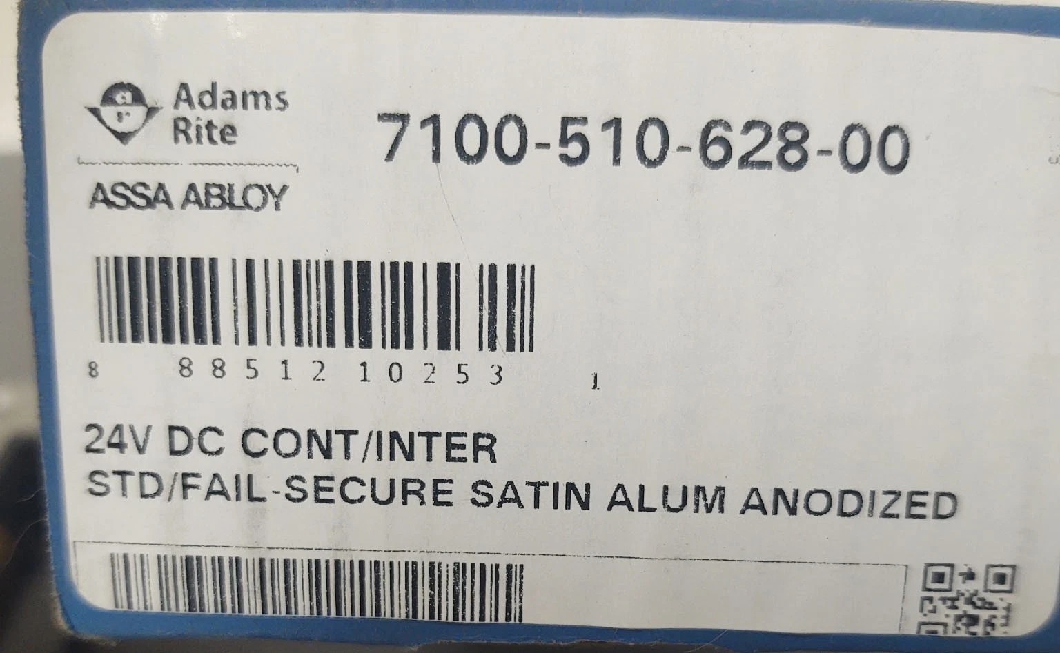 ADAMS RITE 7100-510-628-00 Electric Strike