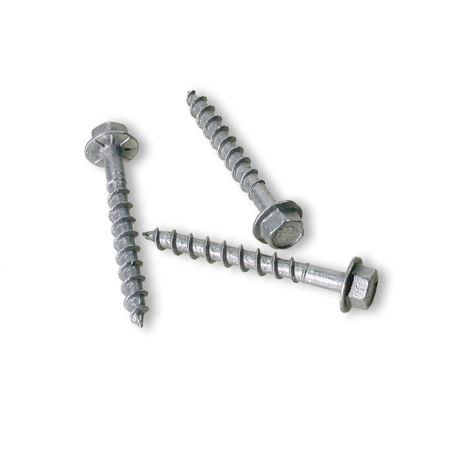 Simpson Strong-Tie SD9112R100 Galvanized Hex Head Connector Screw #9 x 1.5 in.