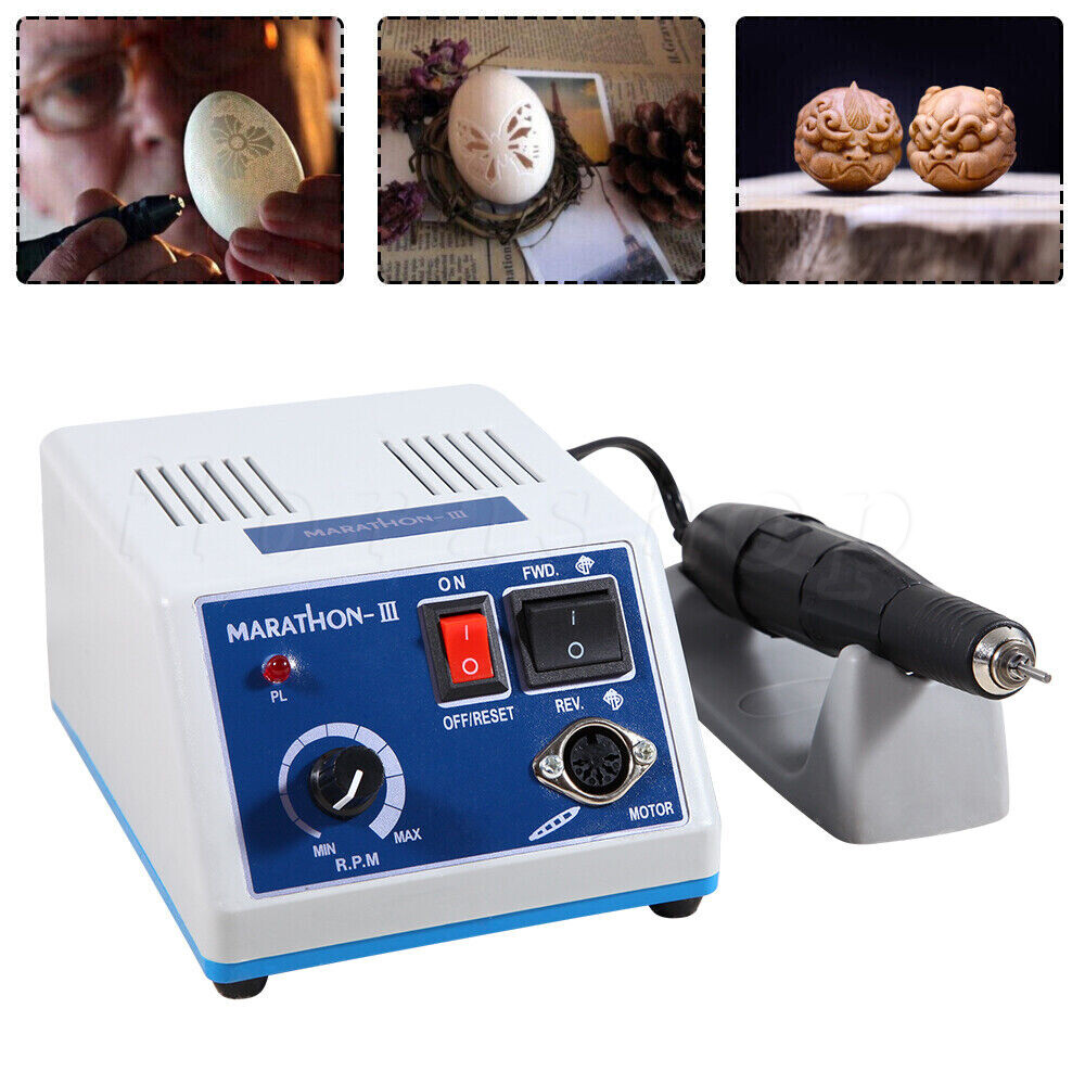 Dental Lab Marathon Electric Micromotor Polishing Unit / 35K rpm Motor Handpiece