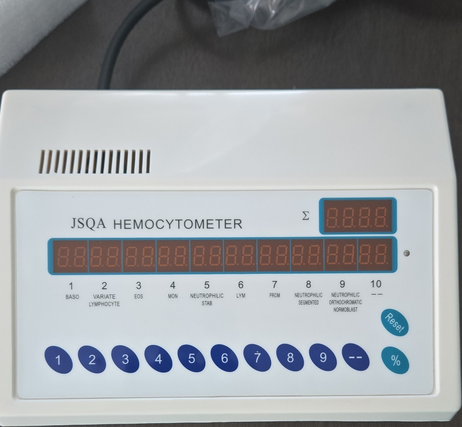 JSQA Digital Hemocytometer Blood Cell Counter for Laboratory Hematology