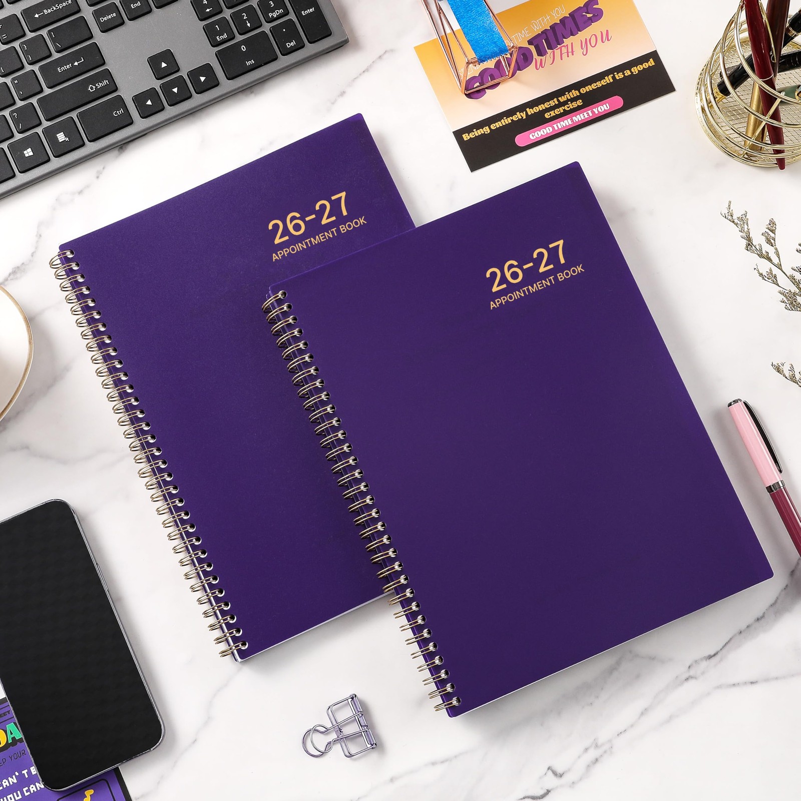 2026-2027 Appointment Book/Planner – 8.2″ x 11″, Daily Planner 2026-2027 from…