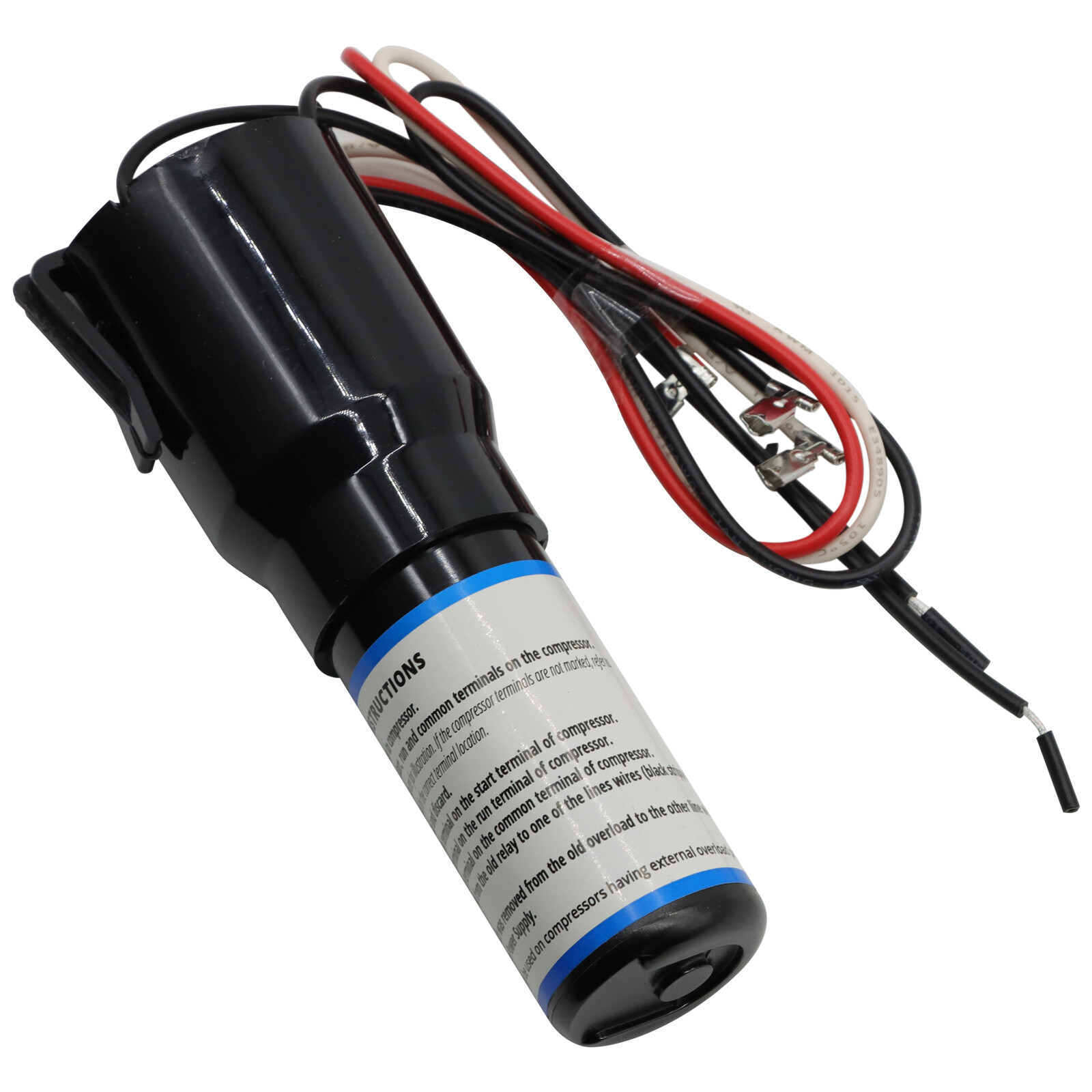 RCO210 3 IN» 1 Relay Overload and Start Capacitor, 1/3 to 1/2 HP 115 VAC