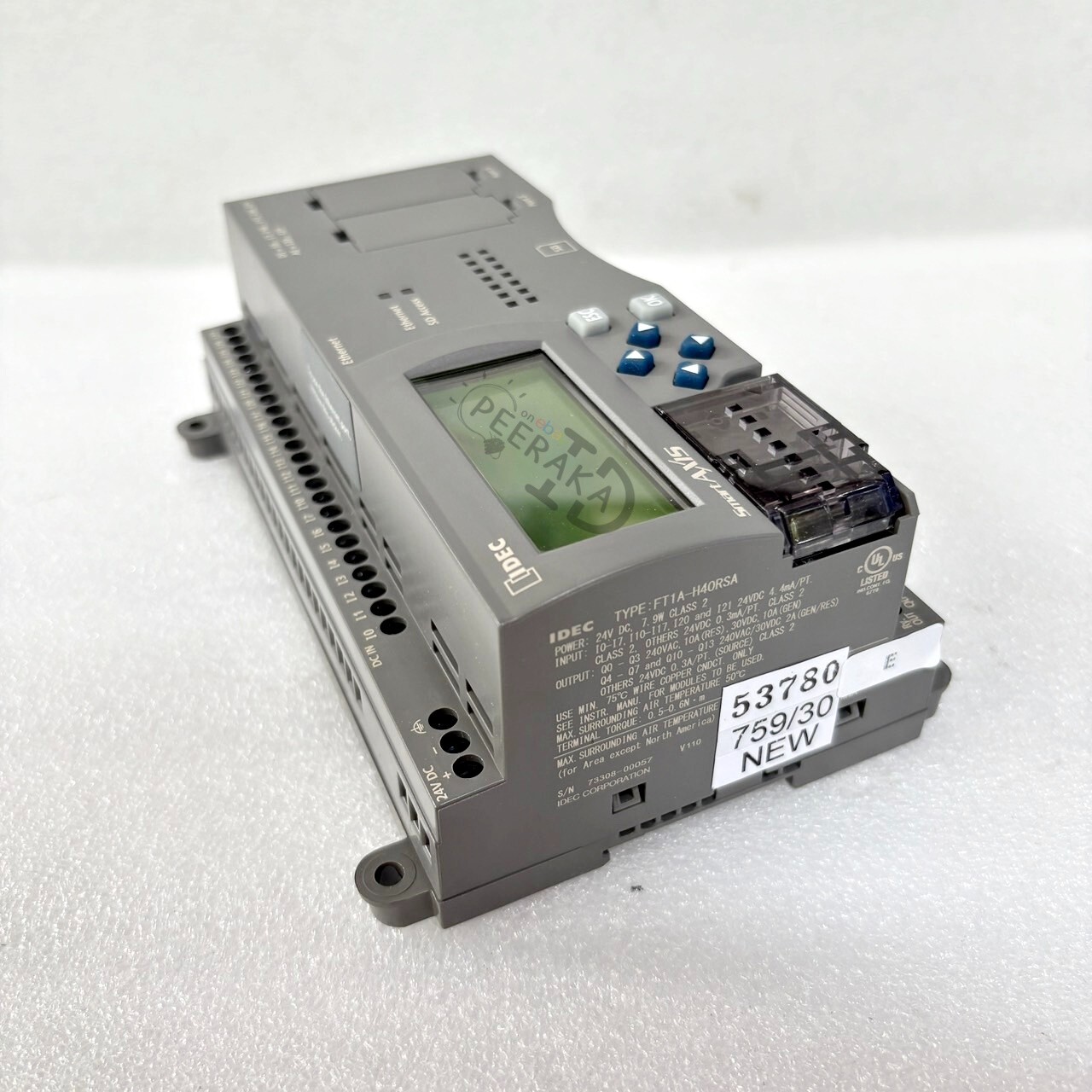 Brand New IDEC FT1A-H40RSA PLC – 40 I/O SmartAXIS Controller, Fast Ship
