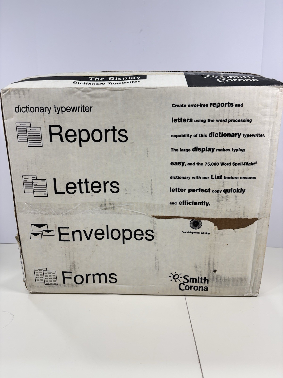 Smith Corona Memory Correct Electric Typewriter Model NA1HH w/ Manual – Tested
