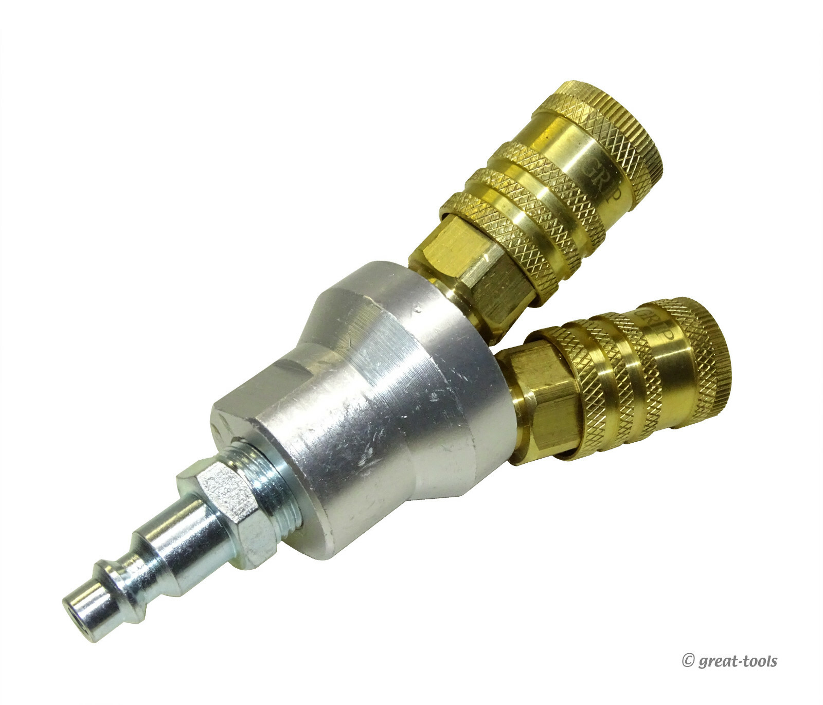 COMPRESSED AIR MAINFOLD – 3-way quick coupling splitter – air compressor – tools