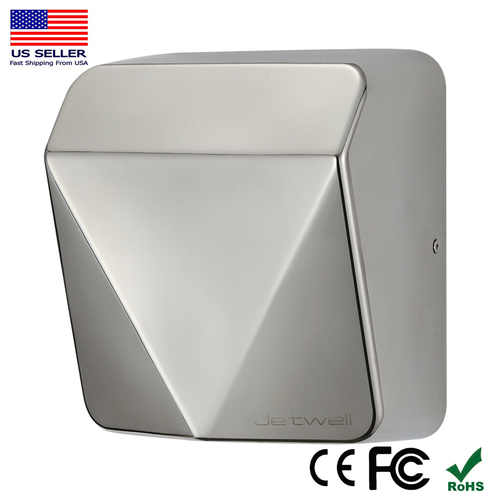 JETWELL Upgrade HEPA Filter HighSpeed Commercial Stainless Steel Auto Hand Dryer
